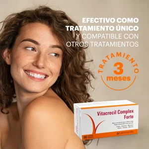 Vitacrecil Complex Forte Pack 60 cápsulas tratamiento