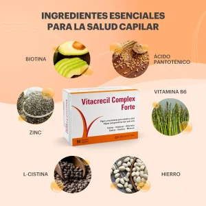 Vitacrecil Complex Forte Pack 90 cápsulas ingredientes