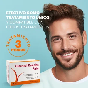 Vitacrecil Complex Forte Pack 90 cápsulas tratamiento